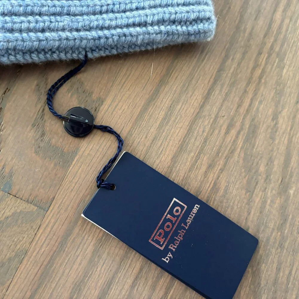 NWT (Light Blue) Polo by Ralph Lauren Wool-Cashmere Turtleneck Sweater - Picture 5 of 5